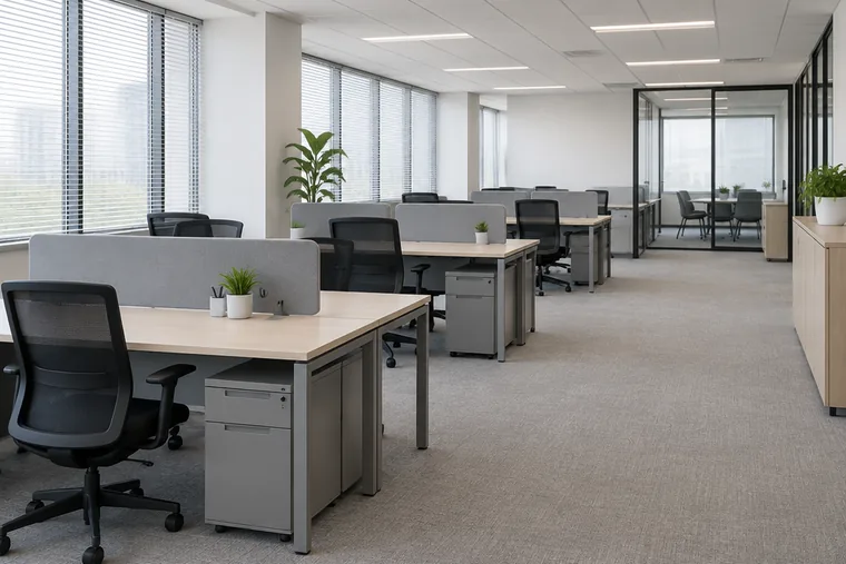 Corporate office meeting room